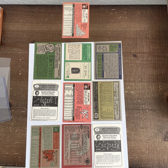 Vintage Sports Cards Random Lot Of 10 1950’s 60’s 70’s - Picture 12 of 12